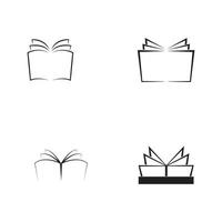 boek logo vector