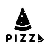 illustratie pizza Italië voedsel restaurant logo ontwerp vector