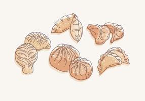 Dumplings vector