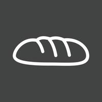 brood van brood lijn omgekeerd icoon vector