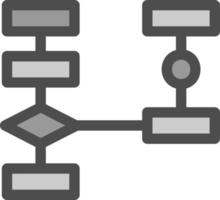 flowchart vector icoon ontwerp