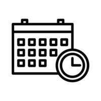 deadline vector pictogram