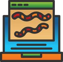 worm vector icoon ontwerp