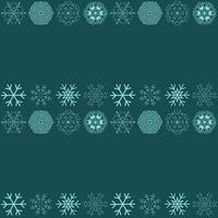 vector naadloos patroon met sneeuwvlokken. winter achtergrond. eps10