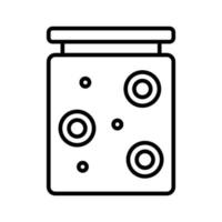 firefly jar pictogram vector