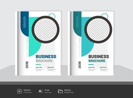 modern brochure Hoes ontwerp vector