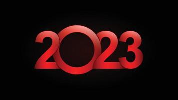 gelukkig nieuw jaar 2023. 2023 achtergrond. 2023 nummer. 2023 tekst vector ontwerp illustratie. 2023-jaar achtergrond ontwerp vergelijkbaar naar hartelijk groeten, kaarten, Sjablonen, spandoeken, of websites.