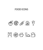 voedsel icoon ontwerp vector illustratie abstract