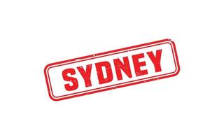 Sydney Australië rubber postzegel met grunge stijl Aan wit achtergrond vector