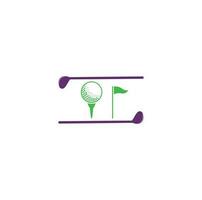 modern golf insigne logo vector. golf club logo ontwerp sjabloon. etiketten en emblemen vector