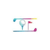 modern golf insigne logo vector. golf club logo ontwerp sjabloon. etiketten en emblemen vector