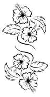 roos bloem vector illustratie