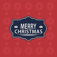vrolijk Kerstmis mandala tekst vector logo