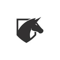 eenhoorn logo sjabloon vector icoon illustratie