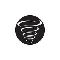 tornado logo sjabloon symbool vector illustratie