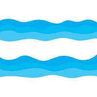 abstract water Golf vector illustratie ontwerp