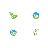 ecologie logo icoon natuur element vector