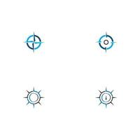 kompas logo vector illustratie icoon ontwerp