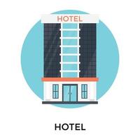 trendy hotelconcepten vector