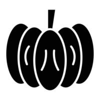 pompoen glyph icoon vector