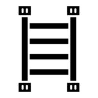 ladder glyph-pictogram vector