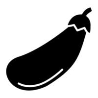 aubergine glyph icoon vector