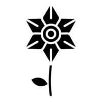 gladiolen glyph icoon vector