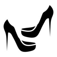 Dubai schoenen glyph icoon vector
