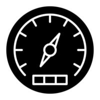 barometer glyph-pictogram vector