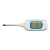 medisch thermometer icoon, tekenfilm stijl vector