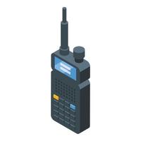 walkie talkie icoon isometrische vector. vrachtauto machine vector