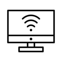 wifi computerpictogram vector