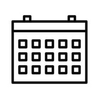 kalender vector pictogram