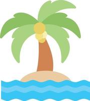 eiland creatief icoon ontwerp vector