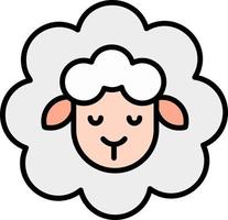 schapen creatief icoon ontwerp vector