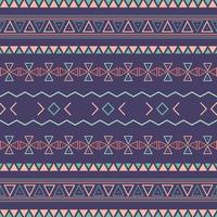Azteekse tribale naadloze patroon met geometrische elementen vector