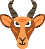 gazelle creatief icoon ontwerp vector