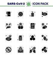covid19 corona virus besmetting het voorkomen blauw icoon 25 pak zo net zo het wassen handen hand- ontsmettingsmiddel beschermen oog virale coronavirus 2019november ziekte vector ontwerp elementen