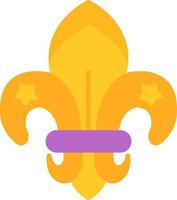 fleur de lis creatief icoon ontwerp vector