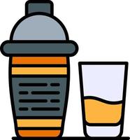cocktail shaker creatief icoon ontwerp vector
