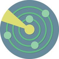 radar creatief icoon ontwerp vector