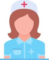 verpleegster creatief icoon ontwerp vector