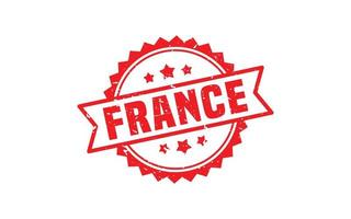 Frankrijk postzegel rubber met grunge stijl Aan wit achtergrond vector