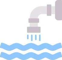 verspilling water creatief icoon ontwerp vector