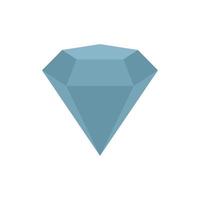 diamant vaardigheden icoon vlak geïsoleerd vector