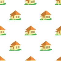 bungalow patroon naadloos vector