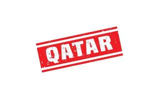 qatar postzegel rubber met grunge stijl Aan wit achtergrond vector