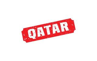 qatar postzegel rubber met grunge stijl Aan wit achtergrond vector