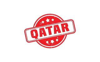 qatar postzegel rubber met grunge stijl Aan wit achtergrond vector