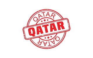 qatar postzegel rubber met grunge stijl Aan wit achtergrond vector